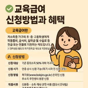교육급여 신청방법과 혜택 9