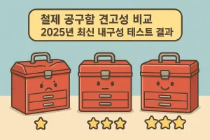 철제 공구함 견고성 비교