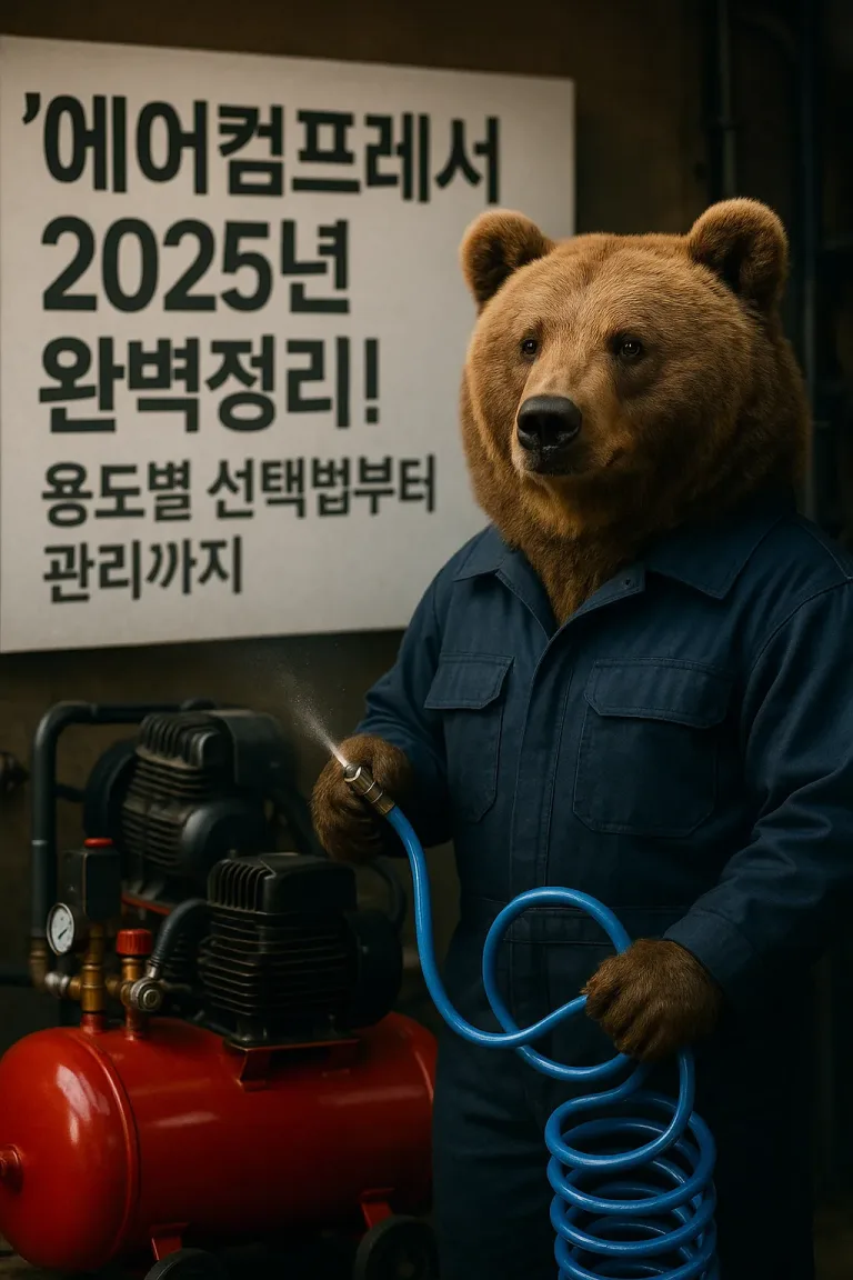 에어컴프레서 2025년 완벽정리! 용도별 선택법부터 관리까지