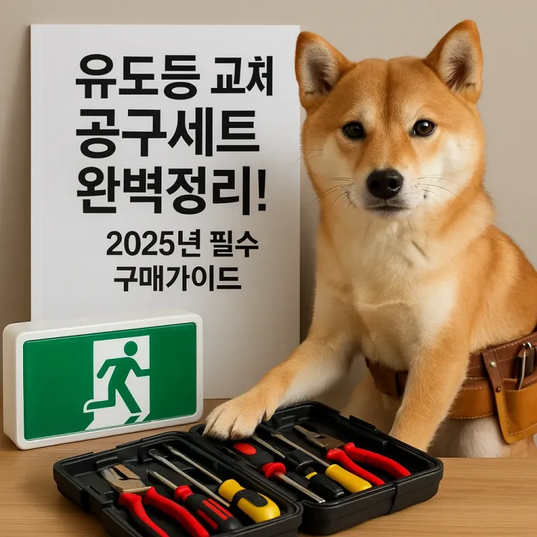 유도등 교체 공구세트 완벽정리! 2025년 필수 구매가이드