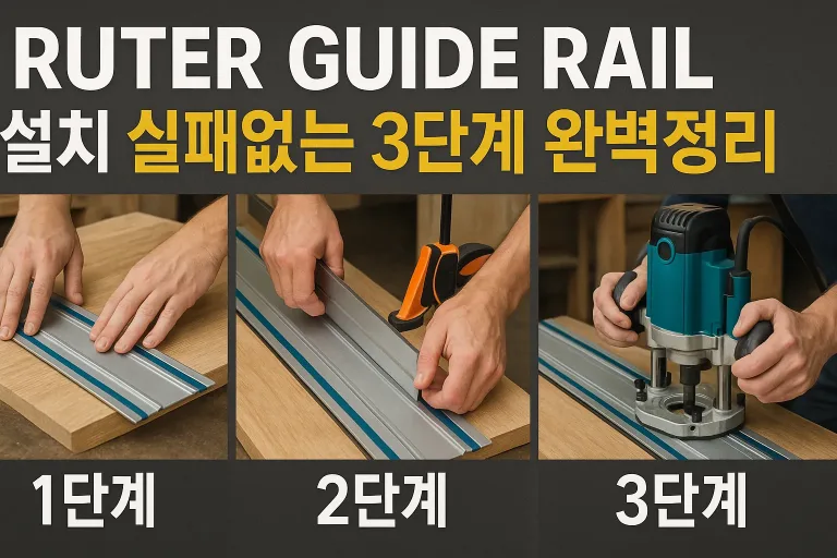 루터기 가이드레일 설치 실패없는 3단계 완벽정리