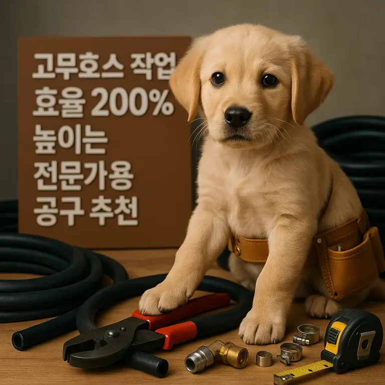 고무호스 작업 효율 200% 높이는 전문가용 공구 추천