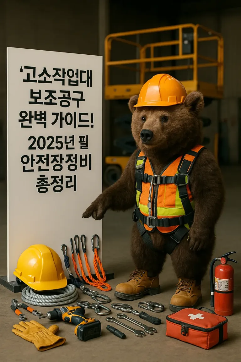 고소작업대 보조공구 완벽 가이드! 2025년 필수 안전장비 총정리