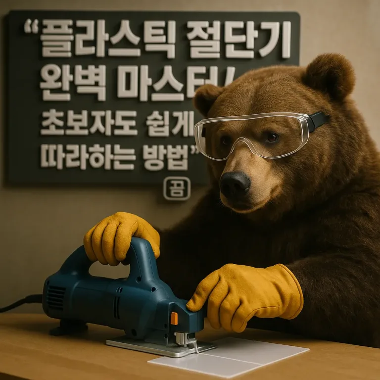 플라스틱 절단기 완벽 마스터! 초보자도 쉽게 따라하는 방법